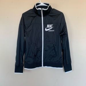 ClosetClearOut-Nike Black Windbreaker Type Jacket